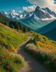 Fototapeta premium Path Towards Peace