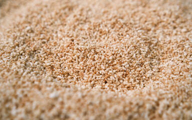 dry fried rice . indian food.