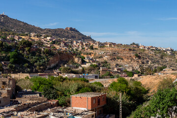 Slums in the district of Kouchet El-Djir, Oran, Algeria.