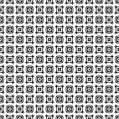 Black seamless abstract pattern. Overlay for background and backdrop. Ornamental design. PNG graphic illustration with transparent background.