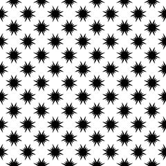 Black seamless abstract pattern. Overlay for background and backdrop. Ornamental design. PNG graphic illustration with transparent background.