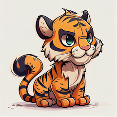 Cute Tiger character
