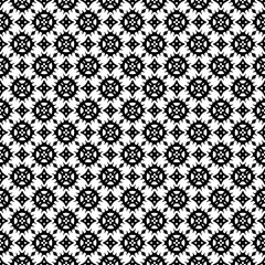 Black seamless abstract pattern. Overlay for background and backdrop. Ornamental design. PNG graphic illustration with transparent background.