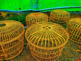 traditional chicken cage