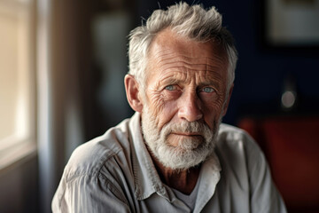 portrait of a senior man
