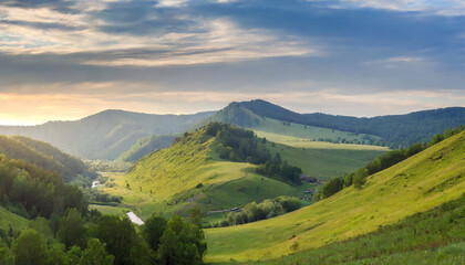 Obraz premium panorama of the mountains