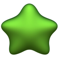 3d green Star