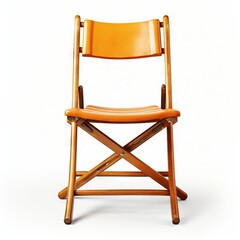 Folding Chair, isolated on white background with clipping path