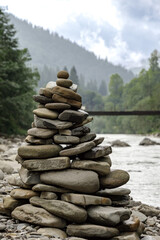 The Carpathian region of Ukraine near the village of Yaremche
