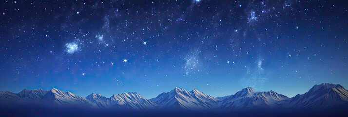 Obraz na płótnie Canvas Cosmic Beauty: Perfect Starry Sky
