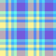 Plaid pattern textile of background check tartan with a texture seamless fabric vector.