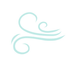 Wind icon. Winds vector icons. Wind air movement for weather and forecast symbol. Contains sign of storm, tornado, and breeze. Design graphic in outline style illustration.