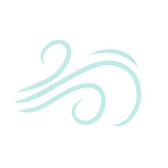 Wind icon. Winds vector icons. Wind air movement for weather and forecast symbol. Contains sign of storm, tornado, and breeze. Design graphic in outline style illustration.