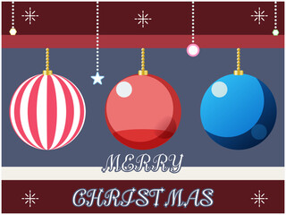 クリスマスオーナメントイラスト