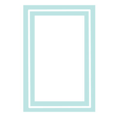 Light blue picture frame