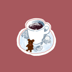 クマさんと珈琲