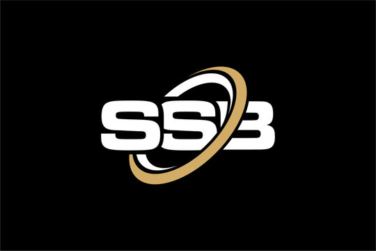 SSB creative letter logo design vector icon illustration