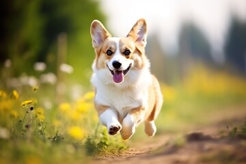 Adorable Corgi Dog's Playful Moments