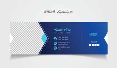 Email sign design template