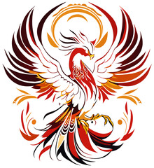 Fototapeta premium illustration of a bird