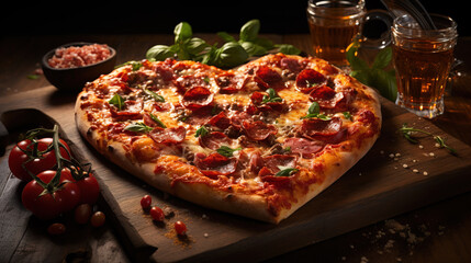 Culinary Love: Heart-Shaped Pizza for Your Valentine