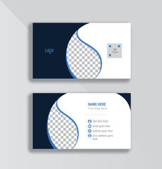 Abstract business card template design