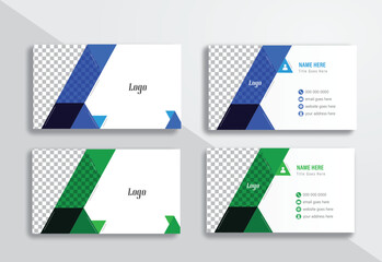 Business card set design