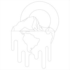 Global warming coloring pages