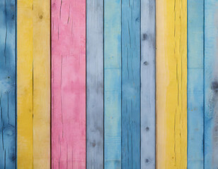 Fototapeta premium colorful wooden wall background