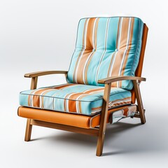 Lounge Chair, isolated on white background with clipping path