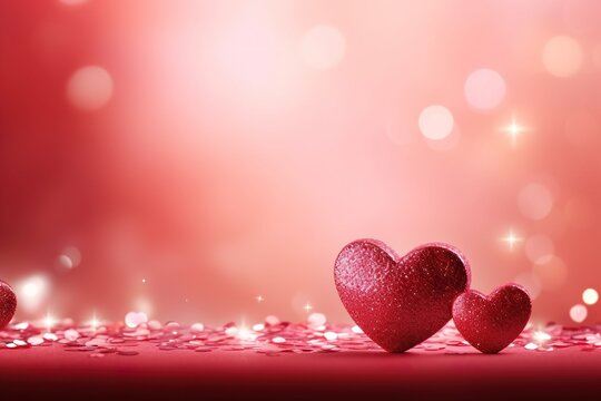 Romantic Valentine's Day Hearts Banner