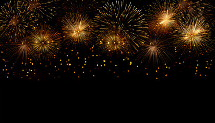 fireworks on the sky background