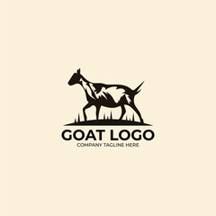 Goat logo animal logo template