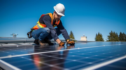 Solar panel installation