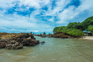 View of Tambaba Beach - Conde, State of Paraiba