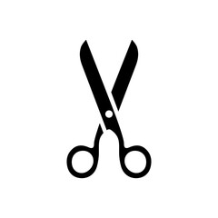 Scissors icon isolated vector illustration.