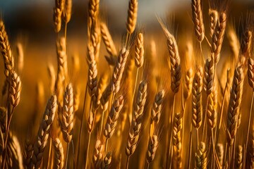 golden wheat field  Generated Ai