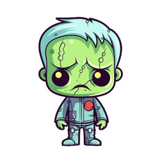 Cute scary toy Halloween character vector clipart. Good for fashion fabrics, children’s clothing, T-shirts, postcards, email header, wallpaper, banner, events, covers, advertising, and more.