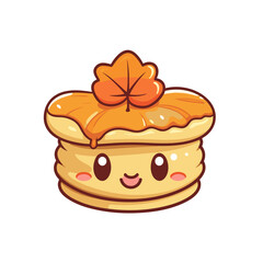 Pancake vector clipart. Good for fashion fabrics, children’s clothing, T-shirts, postcards, email header, wallpaper, banner, events, covers, advertising, and more.