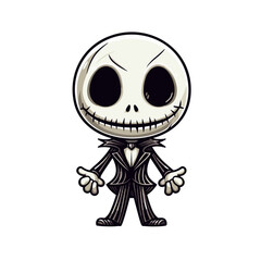 Cute scary toy Halloween character vector clipart. Good for fashion fabrics, children’s clothing, T-shirts, postcards, email header, wallpaper, banner, events, covers, advertising, and more.