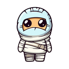 Cute scary toy Halloween character vector clipart. Good for fashion fabrics, children’s clothing, T-shirts, postcards, email header, wallpaper, banner, events, covers, advertising, and more.