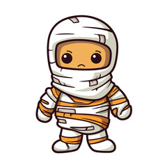 Cute scary toy Halloween character vector clipart. Good for fashion fabrics, children’s clothing, T-shirts, postcards, email header, wallpaper, banner, events, covers, advertising, and more.