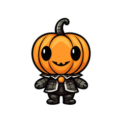 Cute pumpkin vector clipart. Good for fashion fabrics, children’s clothing, T-shirts, postcards, email header, wallpaper, banner, events, covers, advertising, and more.