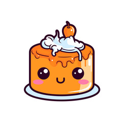 Cake vector clipart. Good for fashion fabrics, children’s clothing, T-shirts, postcards, email header, wallpaper, banner, events, covers, advertising, and more.