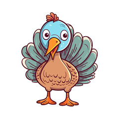 Cute turkey vector clipart. Good for fashion fabrics, children’s clothing, T-shirts, postcards, email header, wallpaper, banner, events, covers, advertising, and more.