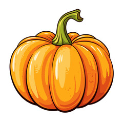 Pumpkin vector clipart. Good for fashion fabrics, children’s clothing, T-shirts, postcards, email header, wallpaper, banner, events, covers, advertising, and more.