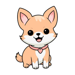 Cute dog vector clipart. Good for fashion fabrics, children’s clothing, T-shirts, postcards, email header, wallpaper, banner, events, covers, advertising, and more.