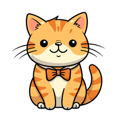 Ginger cat vector clipart. Good for fashion fabrics, children’s clothing, T-shirts, postcards, email header, wallpaper, banner, events, covers, advertising, and more.