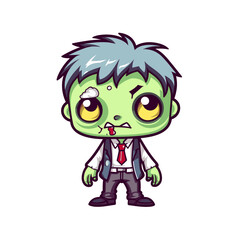 Cute zombie doctor vector clipart. Good for fashion fabrics, children’s clothing, T-shirts, postcards, email header, wallpaper, banner, events, covers, advertising, and more.
