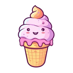 Ice-cream vector clipart. Good for fashion fabrics, children’s clothing, T-shirts, postcards, email header, wallpaper, banner, events, covers, advertising, and more.